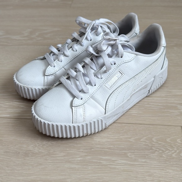 Puma Women's Classic White Sneakers - Picture 3 of 10